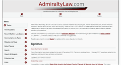 Desktop Screenshot of admiraltylaw.com